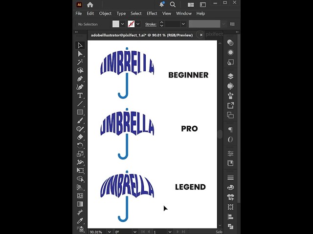 Adobe Illustrator 2027 – How to Fit Any Object Into Letter Shapes ✅