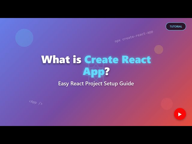 🚀 Create React App: The EASIEST Way to Start React in 2025!