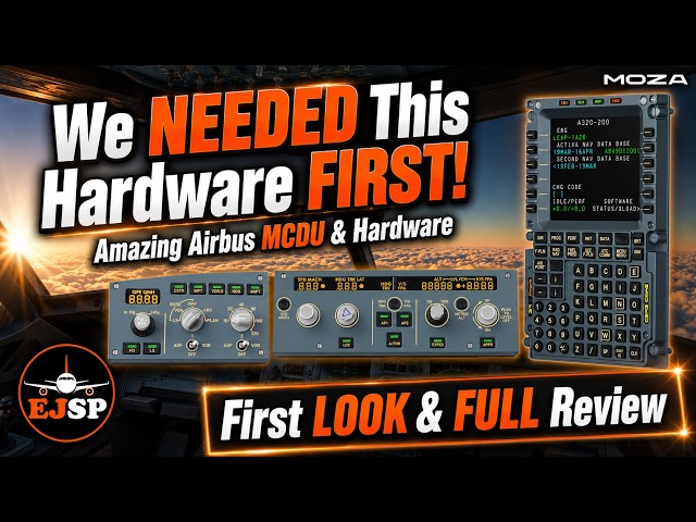Did MOZA Just Beat WinWing? New Airbus MCDU & FCU for MSFS 2024 & X-Plane