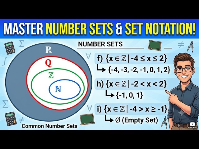Number Sets and Set Notations
