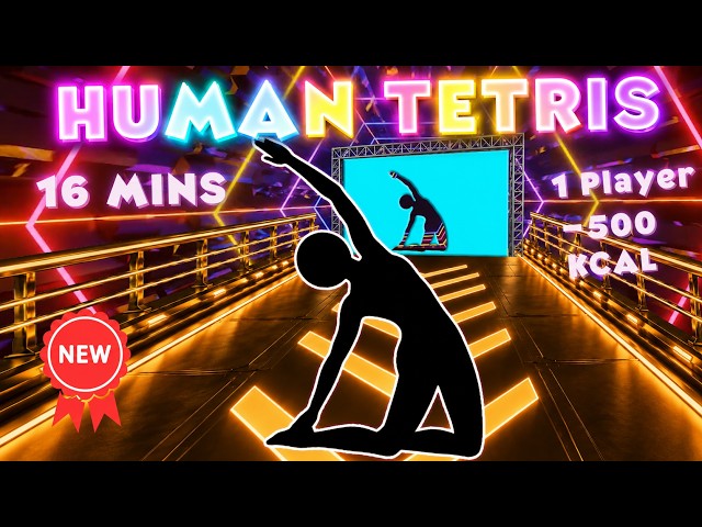 Human Tetris Cardio | Fat Burn Challenge 💪 | Up to -500 KCAL⏱️ 16 MIN CHALLENGE