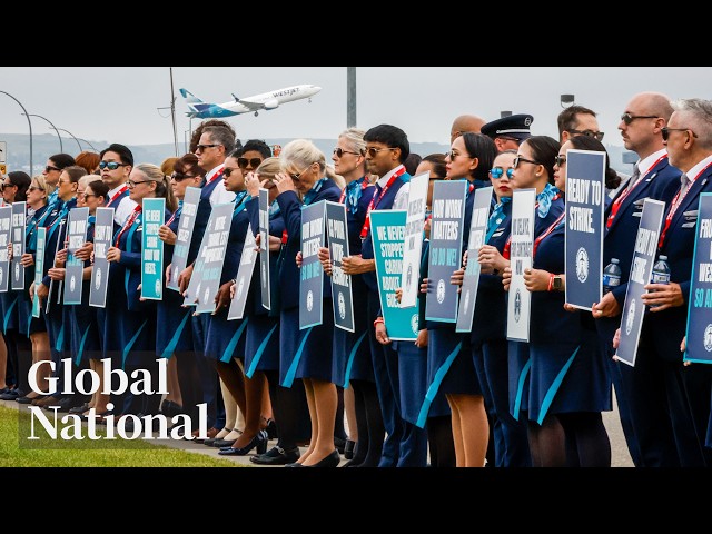 Global National: July 30, 2026 | WestJet flight attendants' union give 72-hour strike notice