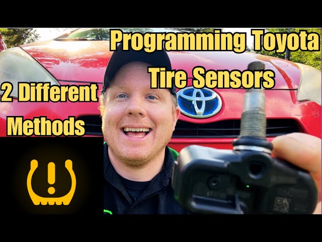 How to Program a Toyota Tire Pressure Sensor (TPMS) Without a Dealer - 2 Different Methods