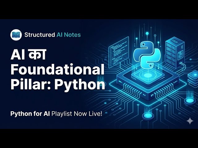 Python for AI: Complete Roadmap in Hindi | AI Engineer Course (Part 1)