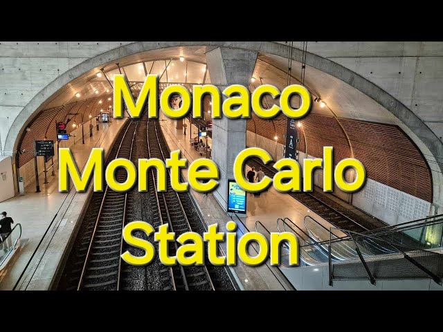 Monaco Train Station Monte Carlo #monaco #montecarlo #frenchtrain #traintravel