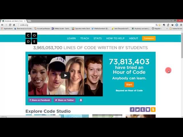 Tuto code.org et inscription d'élèves