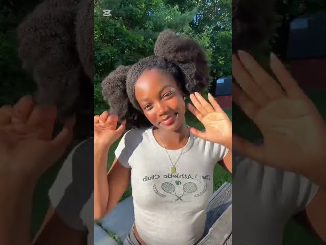 Quick & Easy Natural Hair Styling Tutorial 🤍