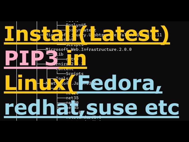 How to install PIP in Linux