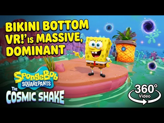 Bikini Bottom - Intro (360° Video, VR) | SpongeBob SquarePants: The Cosmic Shake | Walkthrough, 4K