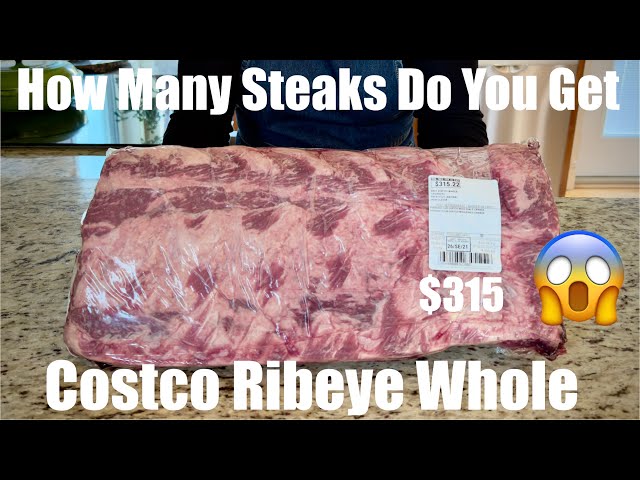 Costco Ribeye Whole / Ribeye Roast / Ribeye Steak / Beef / Steak / Roast / ASMR cooking 