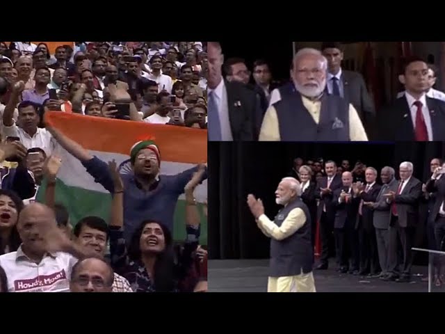 PM Modi's Grand Entry at Howdy Modi Event in Houston
