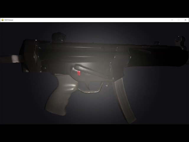 GLB 3D Object Model Viewer in Python