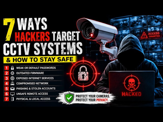 CCTV Hacking Exposed 7 Common Attack Method Explain