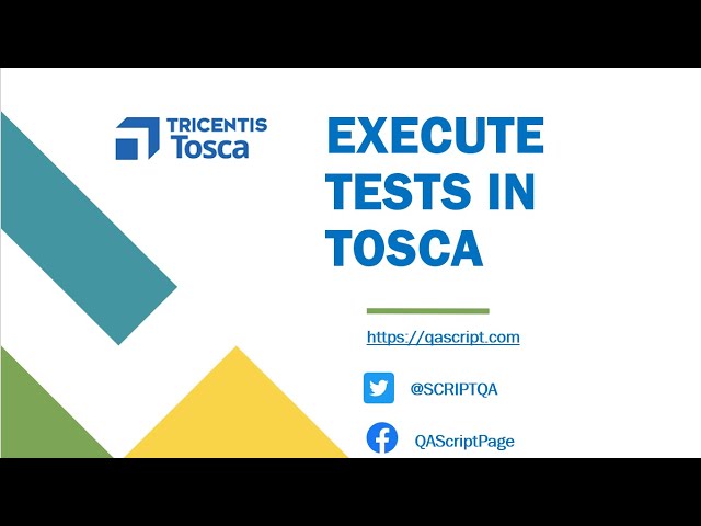 Tosca Tutorial | Lesson 59 - Execute Test Cases | Execution Lists |  Test Results | Execution Entry|