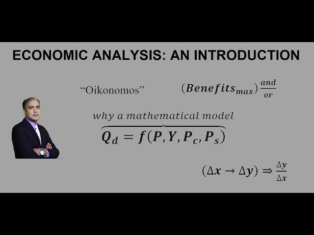 Economic Analysis: An Introduction