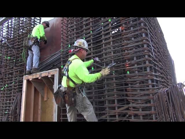 High Rise Building - Core Rebar & Post Tension Slabs