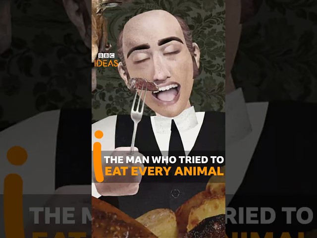 This man tried to eat every animal 🦥 #food #science #history