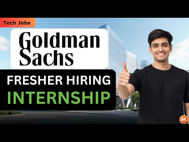 Goldman Sachs Hiring🔥 Software Engineer Jobs | 2024 - 2027