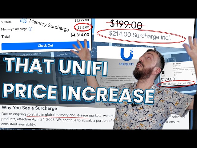 We Need to Discuss the UniFi Memory Surcharge...