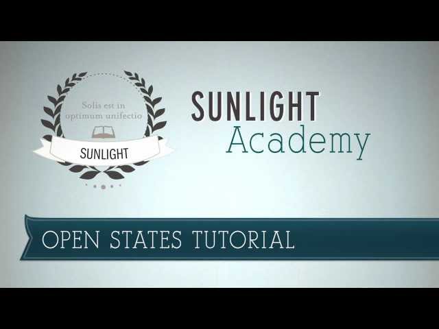 OPEN STATES TUTORIAL