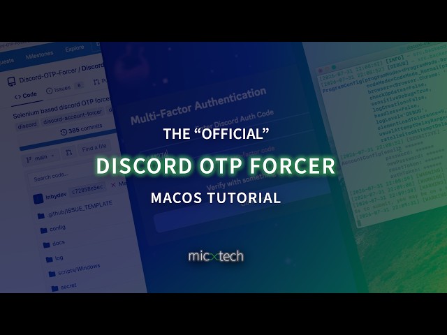 Get your Discord account back - Discord OTP Forcer macOS Tutorial - How to set up and run (2026)
