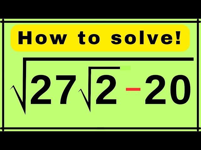 Japanese | Can you solve this? | Brain Teaser Math Olympiad Problem 
