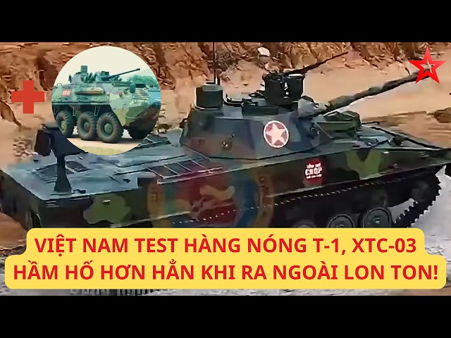 Vietnam Conducts Intensive Field Trials for T-1 Amphibious Tank and XTC-03 Armored Personnel Carr...