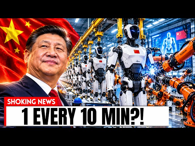 Inside China's Factory That Builds a Humanoid Robot Every 10 Minutes