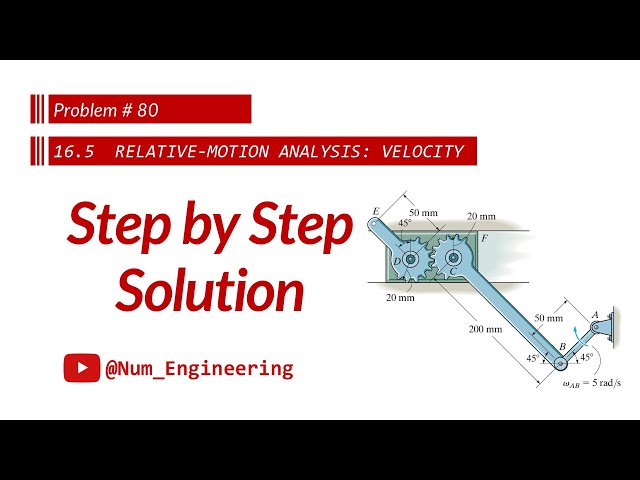 *16–80. The mechanism is used on a machine for the manufacturing #dynamics