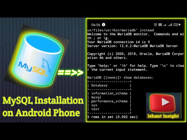 Easy Guidelines to Install MySQL MariaDB on Android