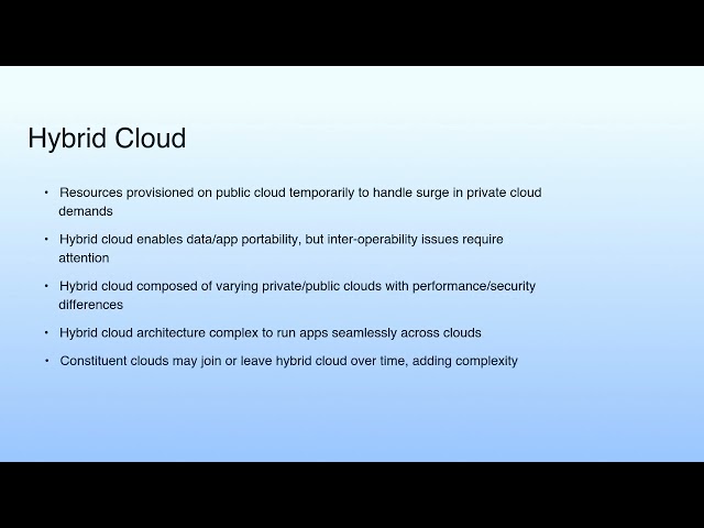Hybrid Cloud | Cloud Computing Architecture - Deployment Models