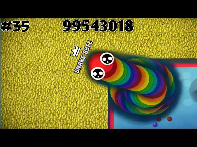 OMG 🐍 KING RAINBOW FEED CUTE NOOBS IN LEFT SIDE MAPS 🐍 BEST EPIC SNAKE IO GAMEPLAY!! 🐍 #35