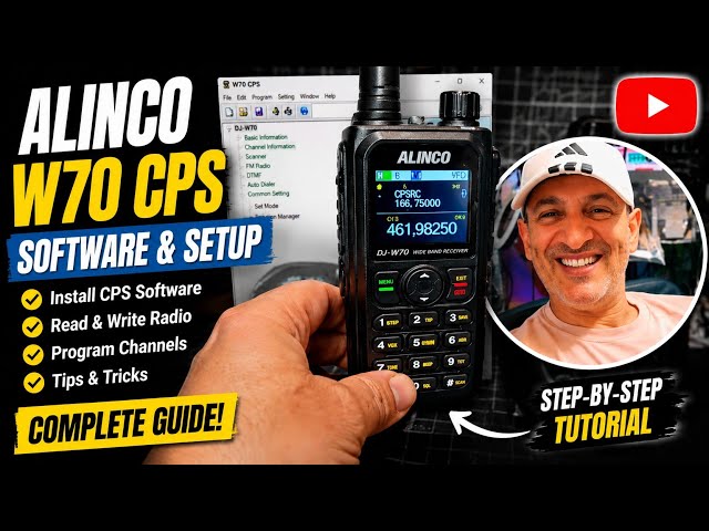 ALINCO W70 CPS Software & Overview