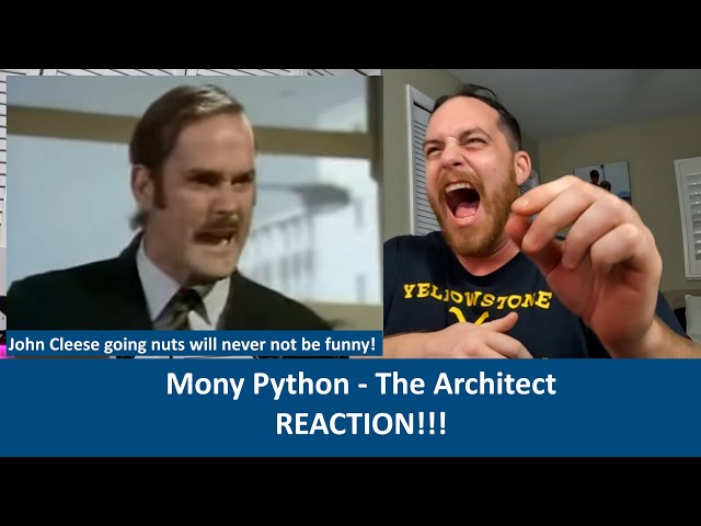 American Reacts to Monty Python Architect Sketch REACTION