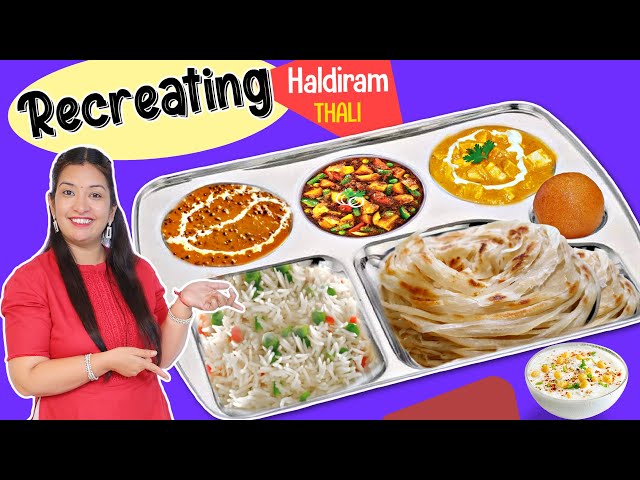 Recreating Haldiram's Thali | CookWithNisha