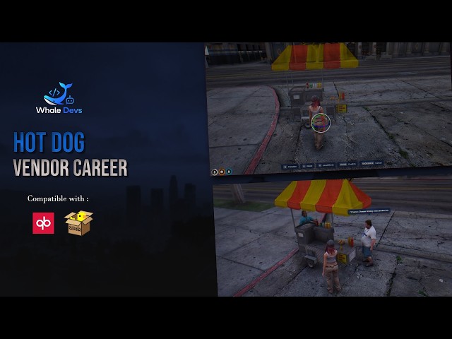 The BEST Hot Dog Vendor Script for FiveM! | QB-Core, Qbox & ESX