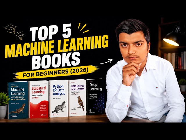 Top 5 Best Machine Learning Books for Beginners (2026) | AI & Data Science Roadmap