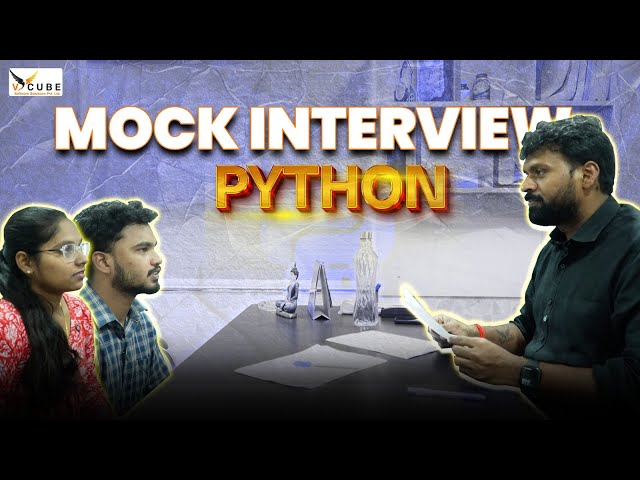 PYTHON Mock Interview For Freshers | Technical Round | Best Training Institute in Hyderabad | Vcube