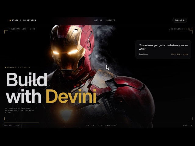 Create Interactive 3D Scrolling Effects Like Iron Man