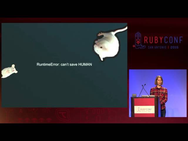 RubyConf 2015 - RuntimeError: can't save WORLD by Sonja Heinen