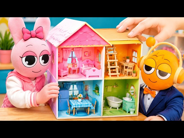 Sprunki's Cardboard House Adventure! 🥲 Building a New Home
