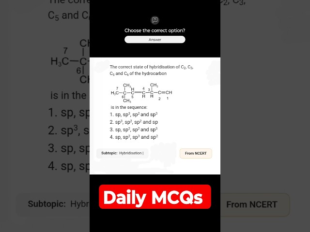 Daily MCQs #ncert #neet #jee #chemistry #inorganicchemistry