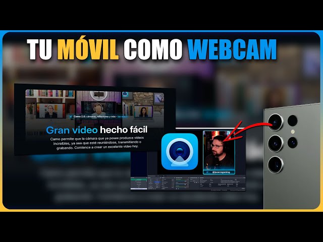 Use your mobile phone as a low-latency webcam with #camo