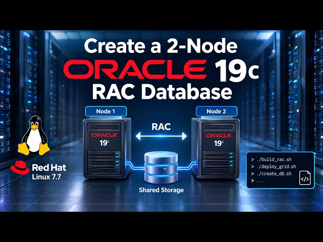 Step-by-Step: Build a 2-Node Oracle 19c RAC Database on Linux 7 using shell scripts