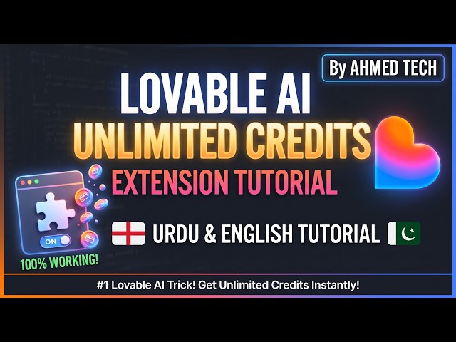 Lovable Ai Unlimited Credits Extension Full Tutorial
