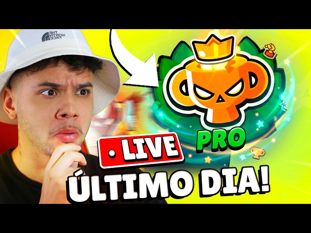ÚLTIMO DIA 🏆🔥  *PRO* HOJE no RANQUEADO do BRAWL STARS?!🔥