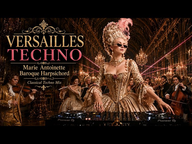 📀 Versailles Techno | ✨ Marie Antoinette, Harpsichord & Baroque Strings | Classical Techno Mix 🎻