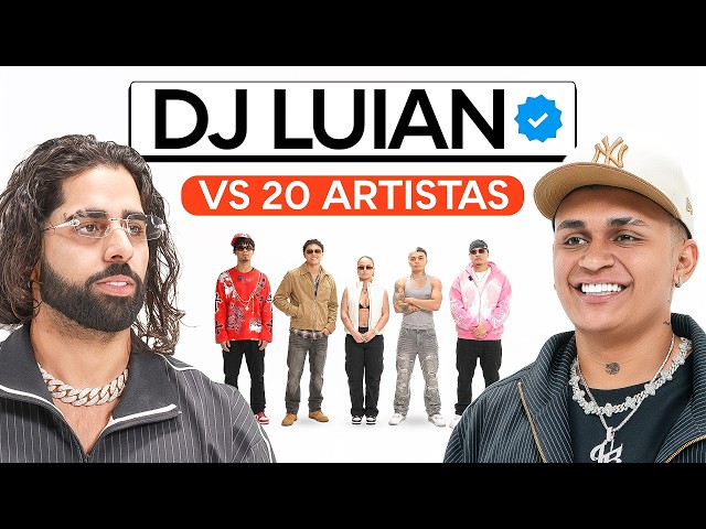 20 ARTISTS VS 1 PRODUCER: DJ LUIAN | Puerto Rico 🇵🇷