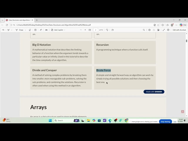 Data Structure With Unity 1