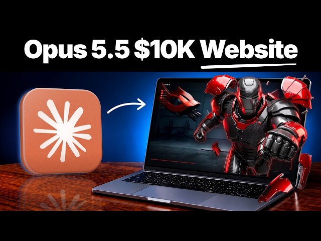 I Built a $10,000 Website With Opus 5.5 in 1 Prompt